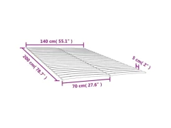 vidaXL Lattenroste mit 48 Latten 2 Stk. 70x200 cm1848504
