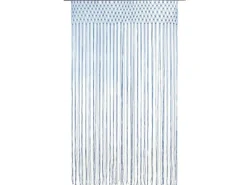 vidaXL Makramee Vorhang Blau 140x240 cm Baumwolle Modell 3
