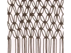 vidaXL Makramee Vorhang Taupe 140x240 cm Baumwolle Modell 4