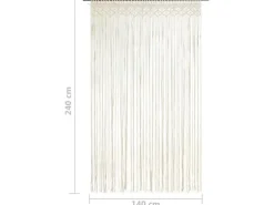 vidaXL Makramee Vorhang 140x240 cm Baumwolle Modell 5