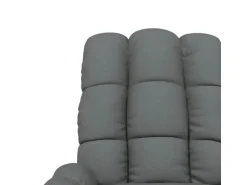 vidaXL Massagesessel Dunkelgrau Stoff Modell 32