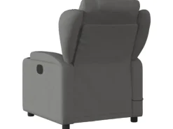 vidaXL Massagesessel Dunkelgrau Samt Modell 9