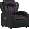 vidaXL Massagesessel Schwarz Kunstleder Modell 6
