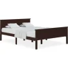 vidaXL Massivholzbett Dunkelbraun Kiefer 160x200 cm1115583