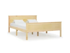 vidaXL Massivholzbett Kiefer 120x200 cm1115502