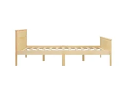 vidaXL Massivholzbett Kiefer 120x200 cm1115502