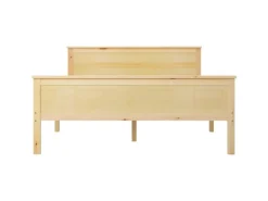 vidaXL Massivholzbett Kiefer 120x200 cm1115502