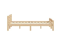 vidaXL Massivholzbett Kiefer 200x200 cm649481