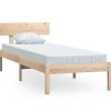 vidaXL Massivholzbett Kiefer 90x200 cm1135320