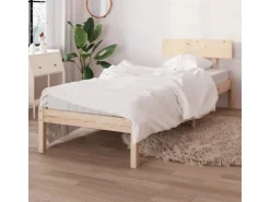 vidaXL Massivholzbett Kiefer 90x200 cm1135320