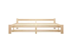 vidaXL Massivholzbett Kiefer 200x200 cm649446