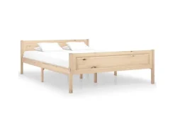 vidaXL Massivholzbett Kiefer 120x200 cm649512