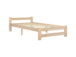 vidaXL Massivholzbett Kiefer 90x200 cm649440