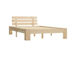 vidaXL Massivholzbett Kiefer 140x200 cm617170