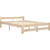 vidaXL Massivholzbett Kiefer 120x200 cm649442