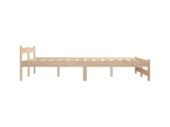 vidaXL Massivholzbett Kiefer 120x200 cm649442
