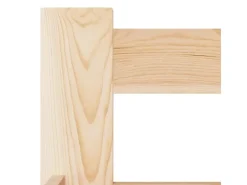vidaXL Massivholzbett Kiefer 120x200 cm649442