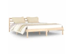 vidaXL Massivholzbett Kiefer 160x200 cm1136725