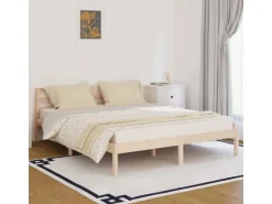 vidaXL Massivholzbett Kiefer 160x200 cm1136725