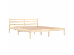 vidaXL Massivholzbett Kiefer 160x200 cm1136725