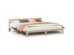 vidaXL Massivholzbett ohne Matratze 180x200 Kiefernholz 855558