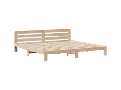 vidaXL Massivholzbett ohne Matratze 180x200 Kiefernholz 855558