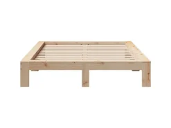 vidaXL Massivholzbett ohne Matratze 140x200 cm Kiefernholz 3308738