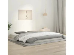 vidaXL Massivholzbett Weiß 180x200 cm Kiefer 6FT Super King1399974