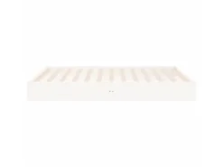 vidaXL Massivholzbett Weiß 200x200 cm1279614