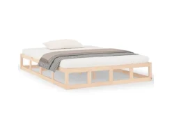 vidaXL Massivholzbett 140x190 cm 820841