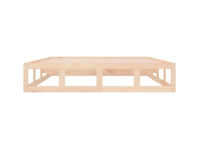 vidaXL Massivholzbett 140x190 cm 820841
