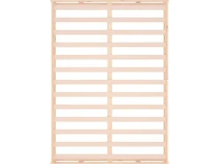 vidaXL Massivholzbett 140x190 cm 820841