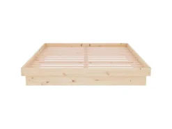 vidaXL Massivholzbett 140x200 cm 819907