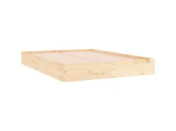 vidaXL Massivholzbett 120x200 cm1279638