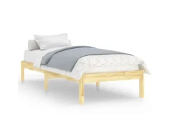 vidaXL Massivholzbett 90x190 cm 3FT Single1134883