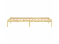 vidaXL Massivholzbett 90x190 cm 3FT Single1134883