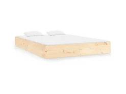vidaXL Massivholzbett 160x200 cm1279623
