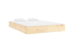 vidaXL Massivholzbett 160x200 cm1279623