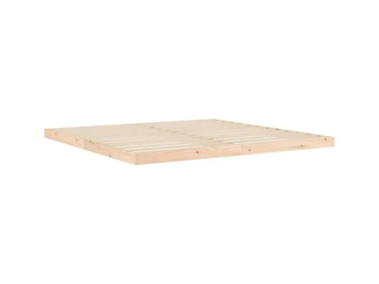 vidaXL Massivholzbett 200x200 cm Kiefer 823424