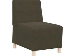 vidaXL Modulares Sofa ohne Armlehnen 2 Stk Grün 55 x 74 x 82 cm 3399791