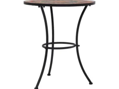 vidaXL Mosaik-Bistrotisch Orange/Grau 60 cm Keramik 46717