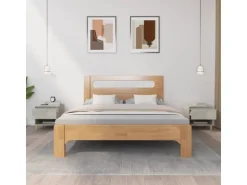 vidaXL Nachttische 2 Stk Betongrau 50x46x50 cm Holzwerkstoff