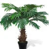 vidaXL Naturgetreue Künstliche Cycus-Palme mit Topf 80 cm
