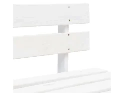 vidaXL Outdoor-Bank Paletten Holz Weiß 45759