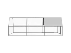 vidaXL Outdoor-Hühnerkäfig 3x6x2 m Verzinkter Stahl Modell 2