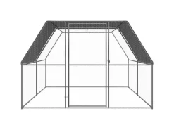 vidaXL Outdoor-Hühnerkäfig 3x4x2 m Verzinkter Stahl Modell 2
