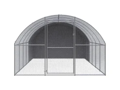 vidaXL Outdoor-Hühnerstall 3x6x2 m Verzinkter Stahl