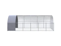vidaXL Outdoor-Hühnerstall 3x6x2 m Verzinkter Stahl