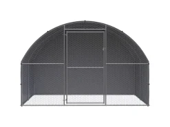 vidaXL Outdoor-Hühnerstall 3x2x2 m Verzinkter Stahl
