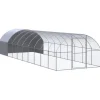 vidaXL Outdoor-Hühnerstall 3x10x2 m Verzinkter Stahl Modell 2